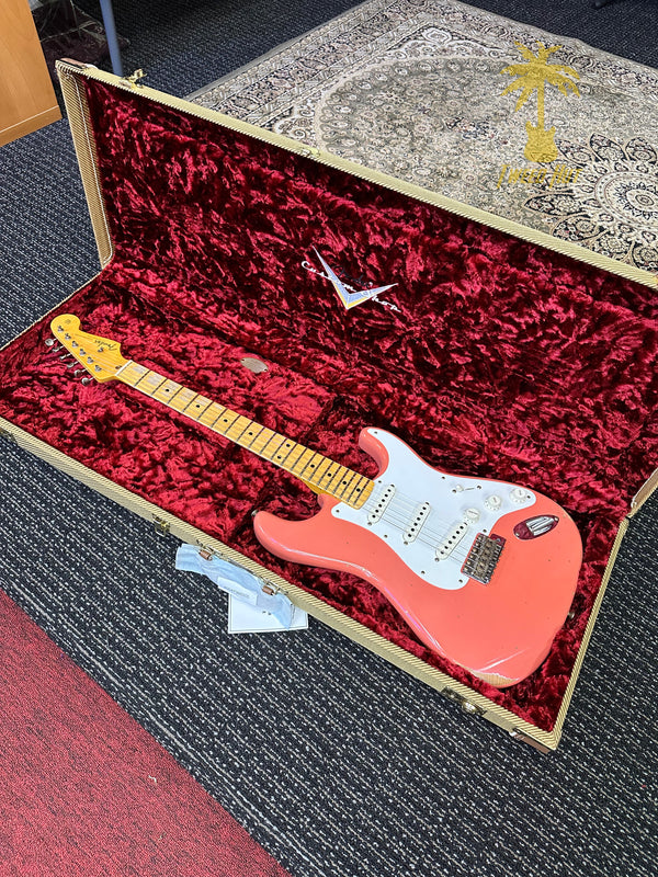 FENDER CUSTOM SHOP TOMATILLO III STRATOCASTER JOURNEYMAN RELIC - SUPER FADED AGED TAHITIAN CORAL