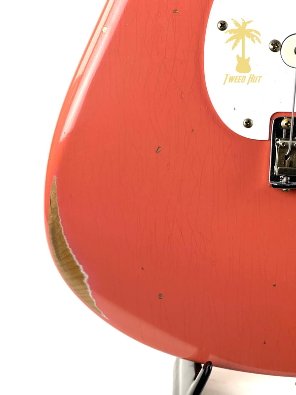 FENDER CUSTOM SHOP TOMATILLO III STRATOCASTER JOURNEYMAN RELIC - SUPER FADED AGED TAHITIAN CORAL