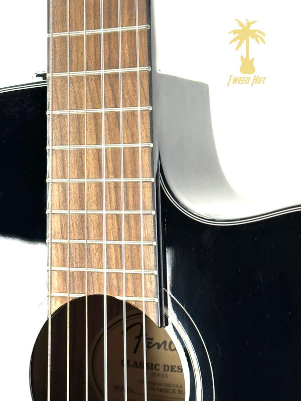 FENDER CN-140SCE NYLON - BLACK