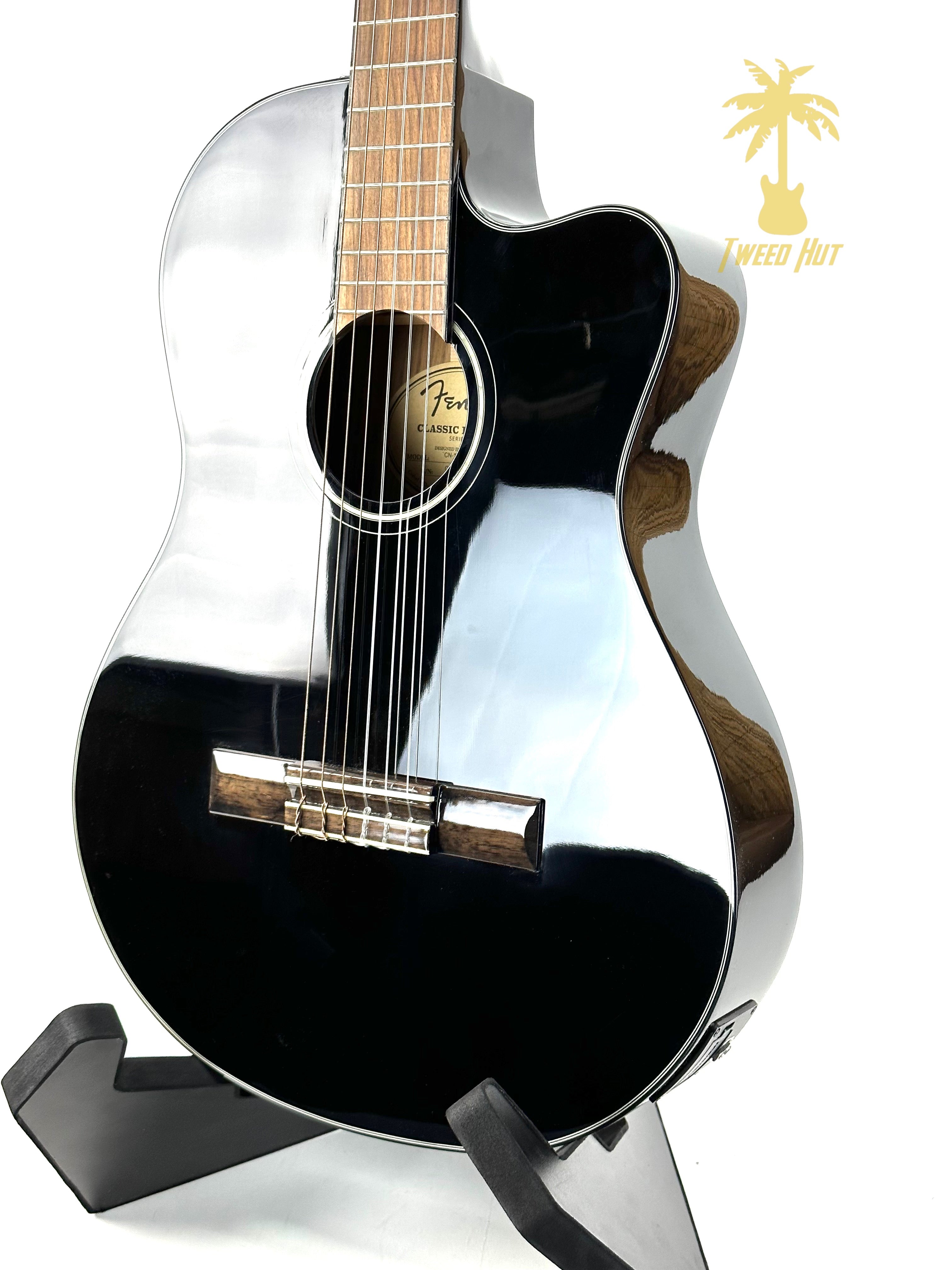 FENDER CN-140SCE NYLON - BLACK