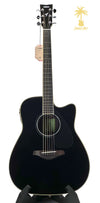 YAMAHA FGX830 ACOUSTIC ELECTRIC CUTAWAY - BLACK