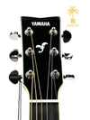 YAMAHA FGX830 ACOUSTIC ELECTRIC CUTAWAY - BLACK