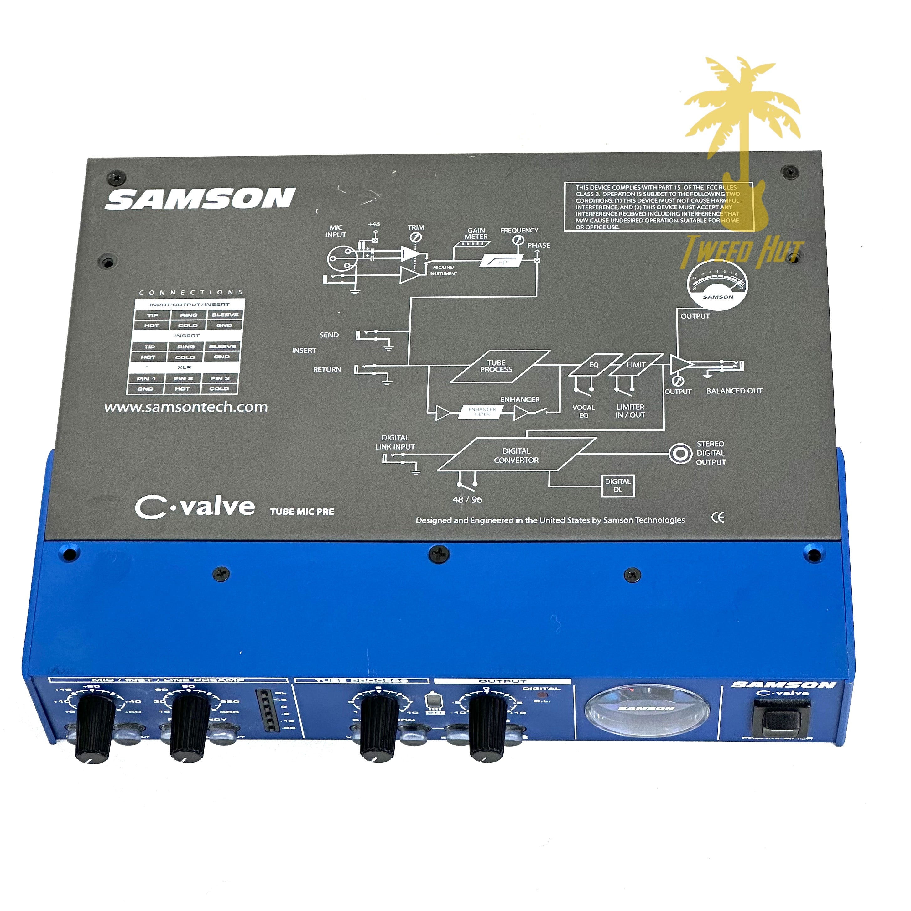 SAMSON C-VALVE TUBE MIC PREAMP