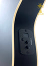 YAMAHA 3/4 THINLINE CUTAWAY ACOUSTIC/ELECTRIC BLACK