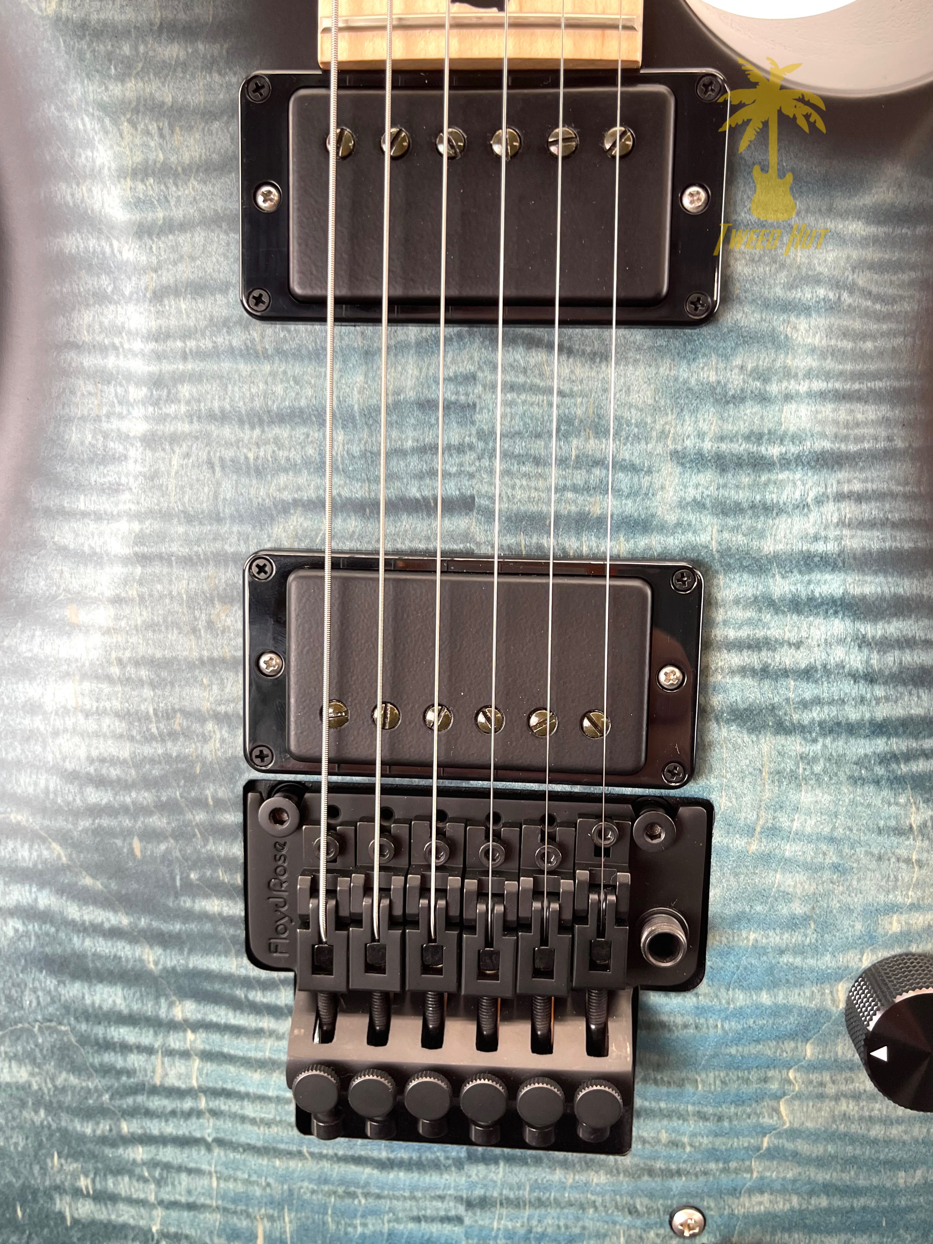 PRS DUSTIE WARING CE 24 FLOYD FADED BLUE SMOKEBURST