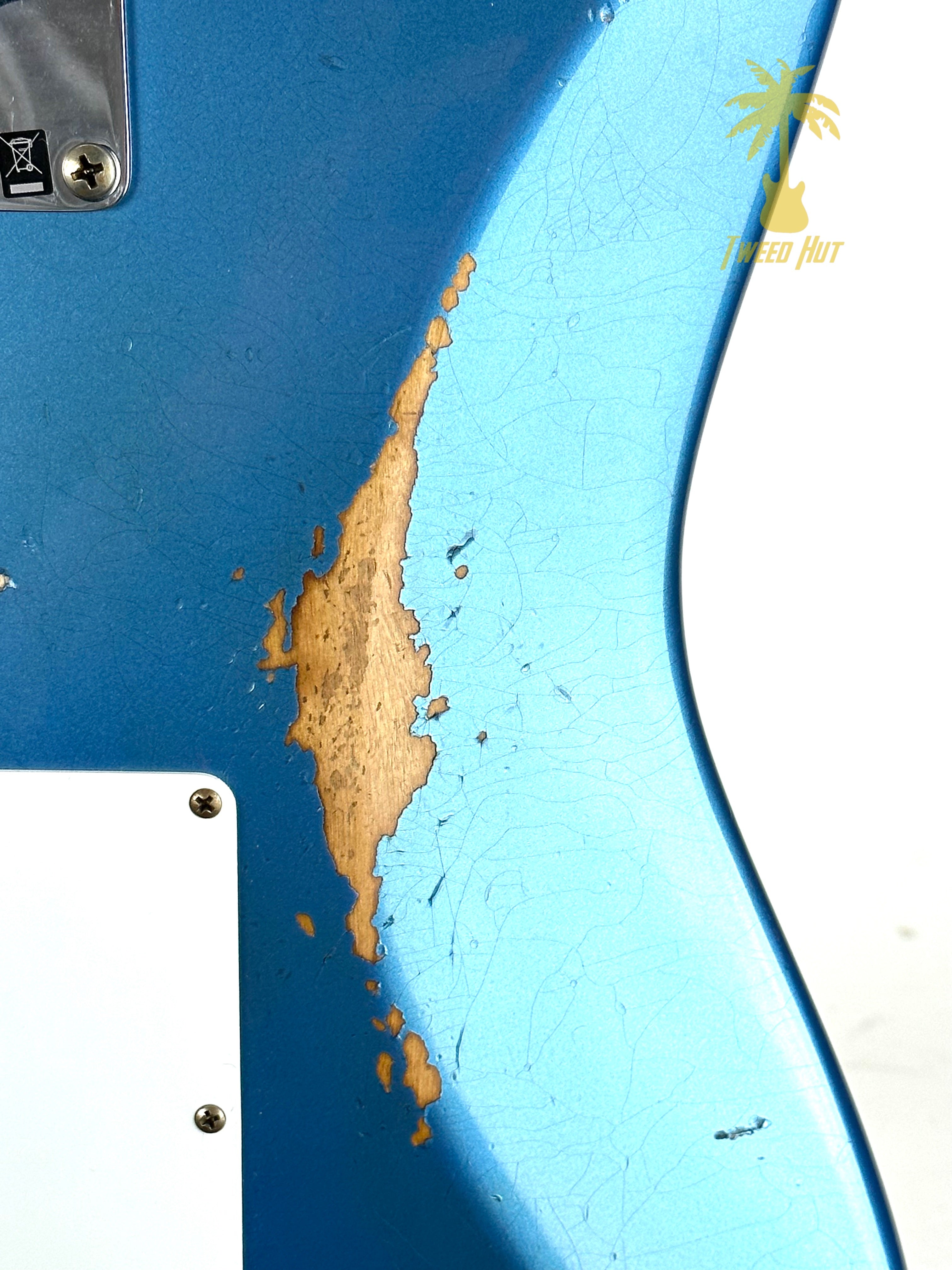FENDER CUSTOM SHOP 63 STRATOCASTER ROSEWOOD RELIC - AGED LAKE PLACID BLUE