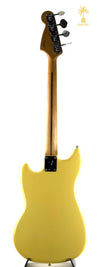 PRE-OWNED FENDER MUSTANG PJ BASS - BUTTERCREAM