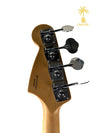 PRE-OWNED FENDER MUSTANG PJ BASS - BUTTERCREAM