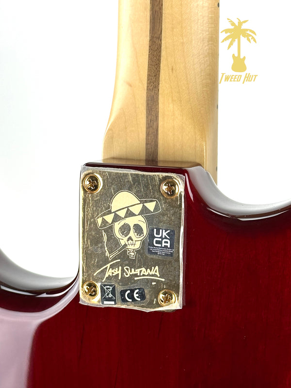 FENDER TASH SULTANA STRATOCASTER - TRANSPARENT CHERRY