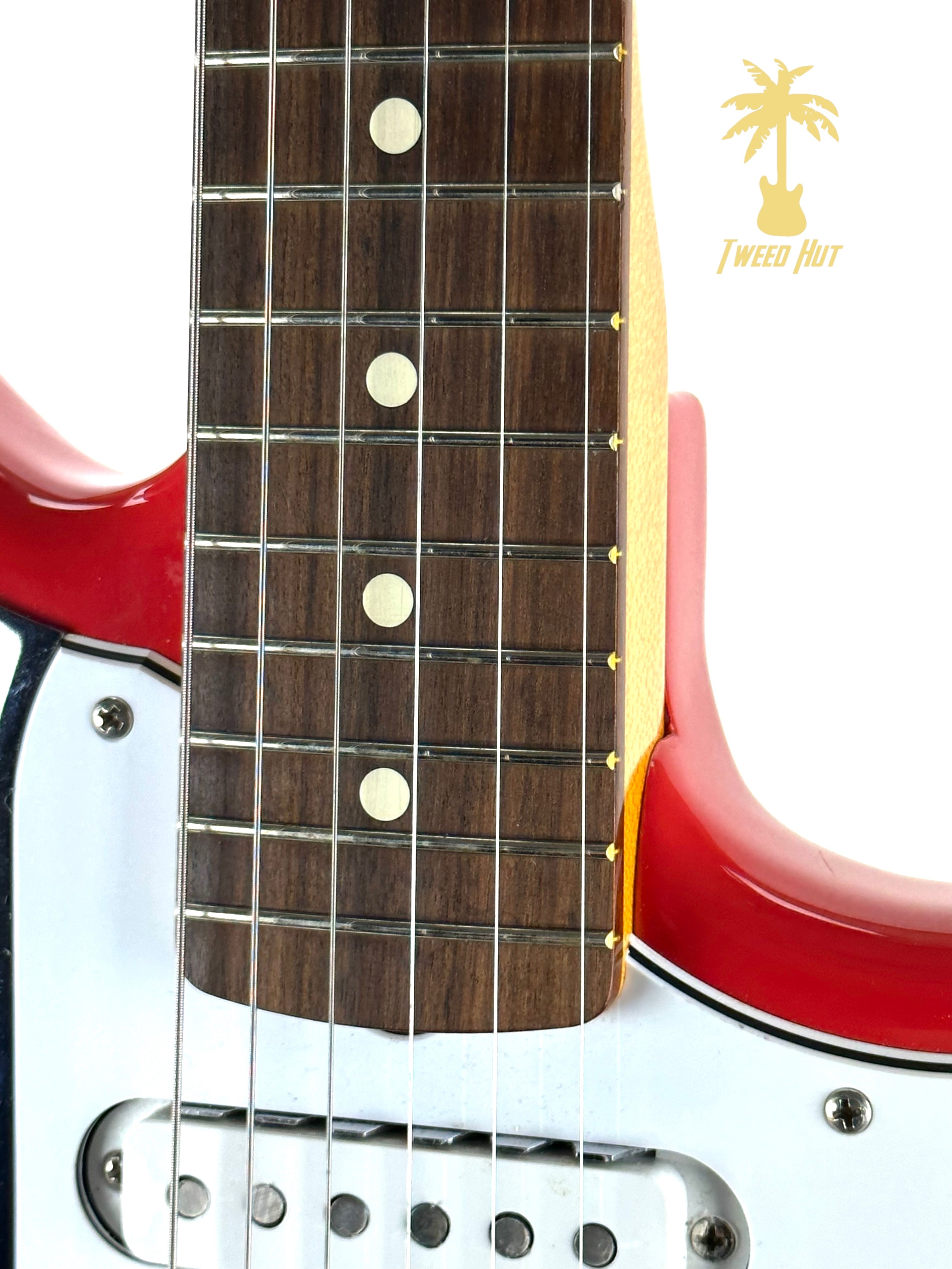 PRE-OWNED FENDER CLASSIC 60's JAGUAR - NITRO FIESTA RED
