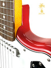 PRE-OWNED FENDER CLASSIC 60's JAGUAR - NITRO FIESTA RED