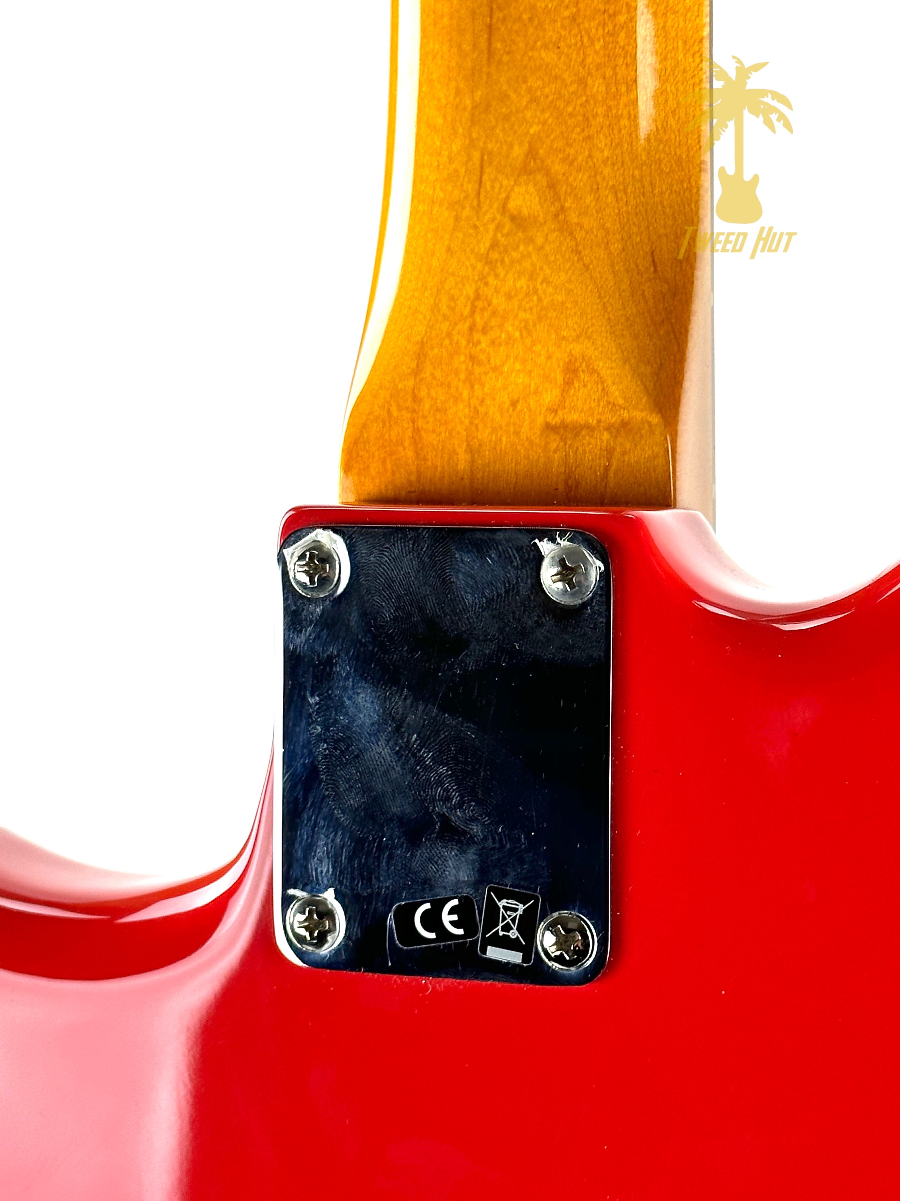 PRE-OWNED FENDER CLASSIC 60's JAGUAR - NITRO FIESTA RED