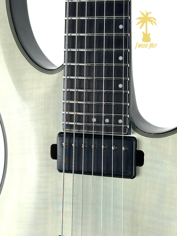 PRE-OWNED SCHECTER KM-7 - TRANS WHITE SATIN
