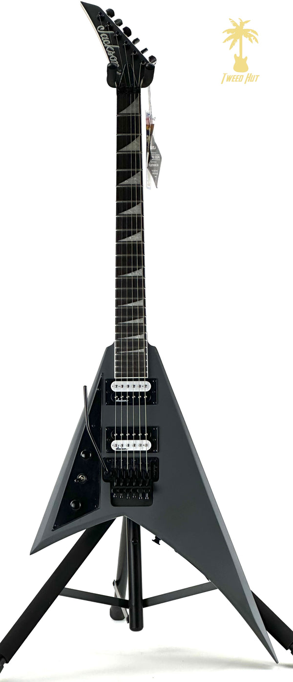 PRE-OWNED JACKSON JS32 RANDY RHODES LEFT HANDED - SATIN GREY