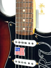 FENDER SRV SIGNATURE STRATOCASTER PAU FERRO 3 TONE SUNBURST
