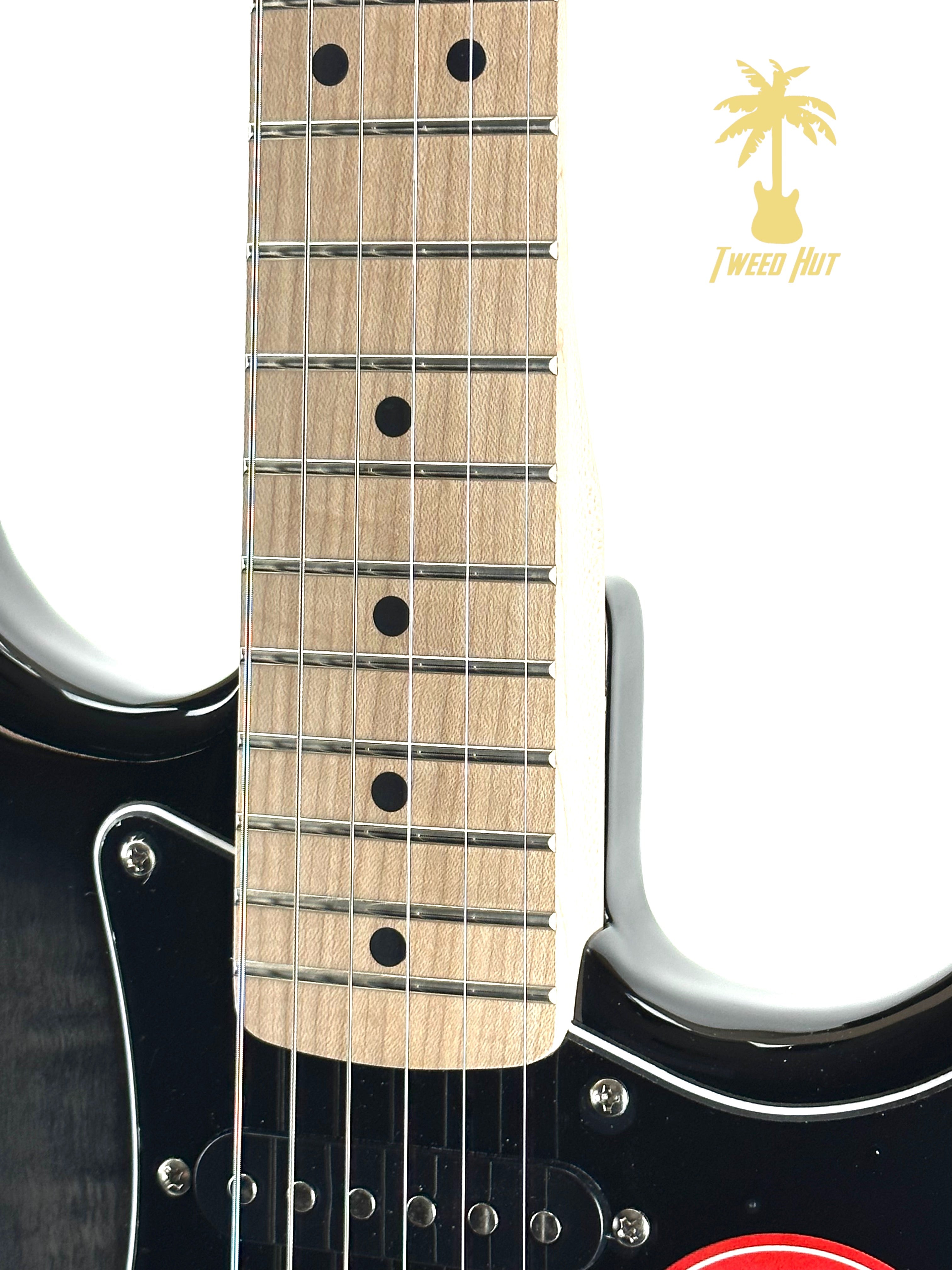 SQUIER AFFINITY STRATOCASTER FMT HSS - BLACK BBST