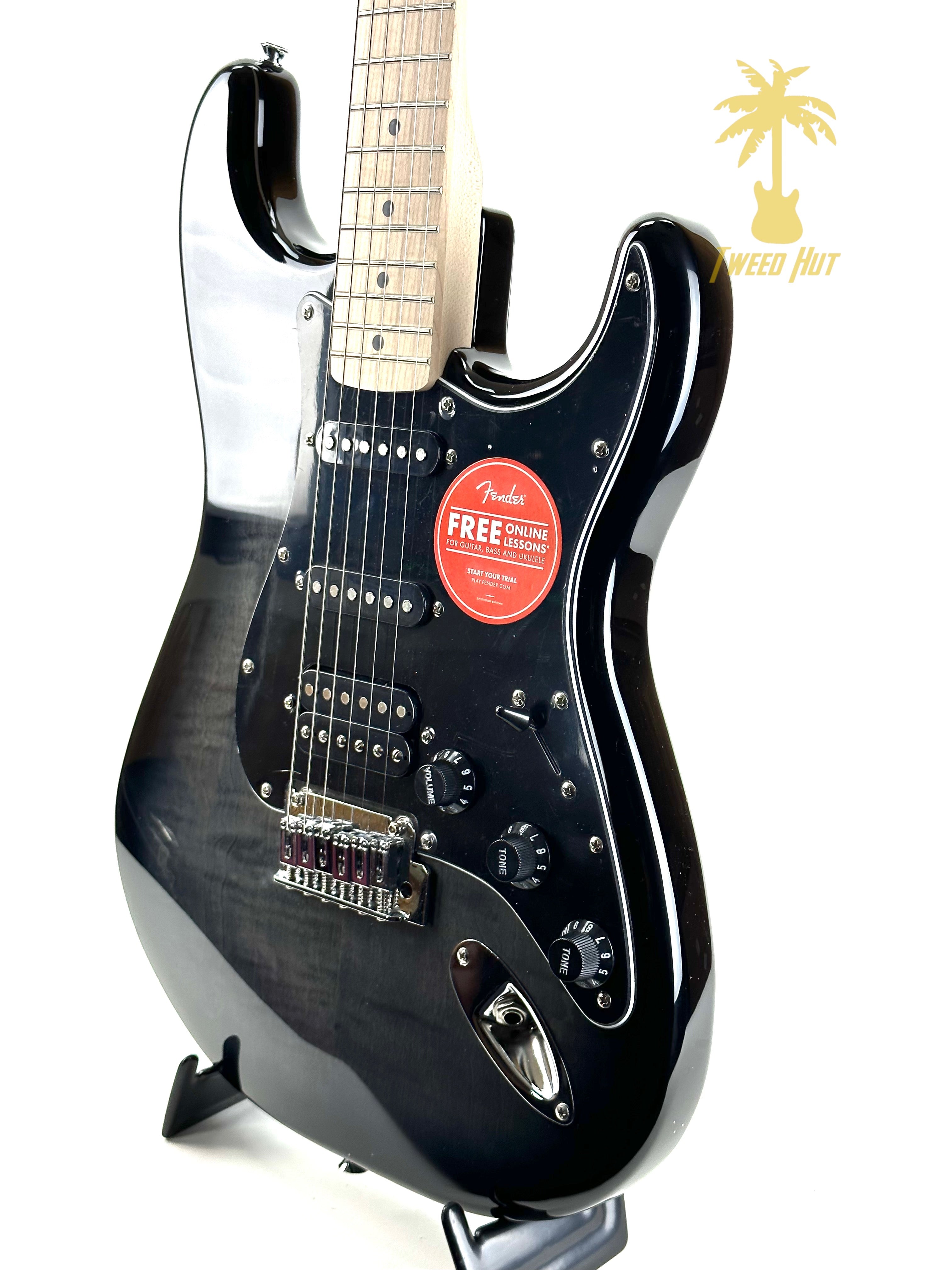 SQUIER AFFINITY STRATOCASTER FMT HSS - BLACK BBST