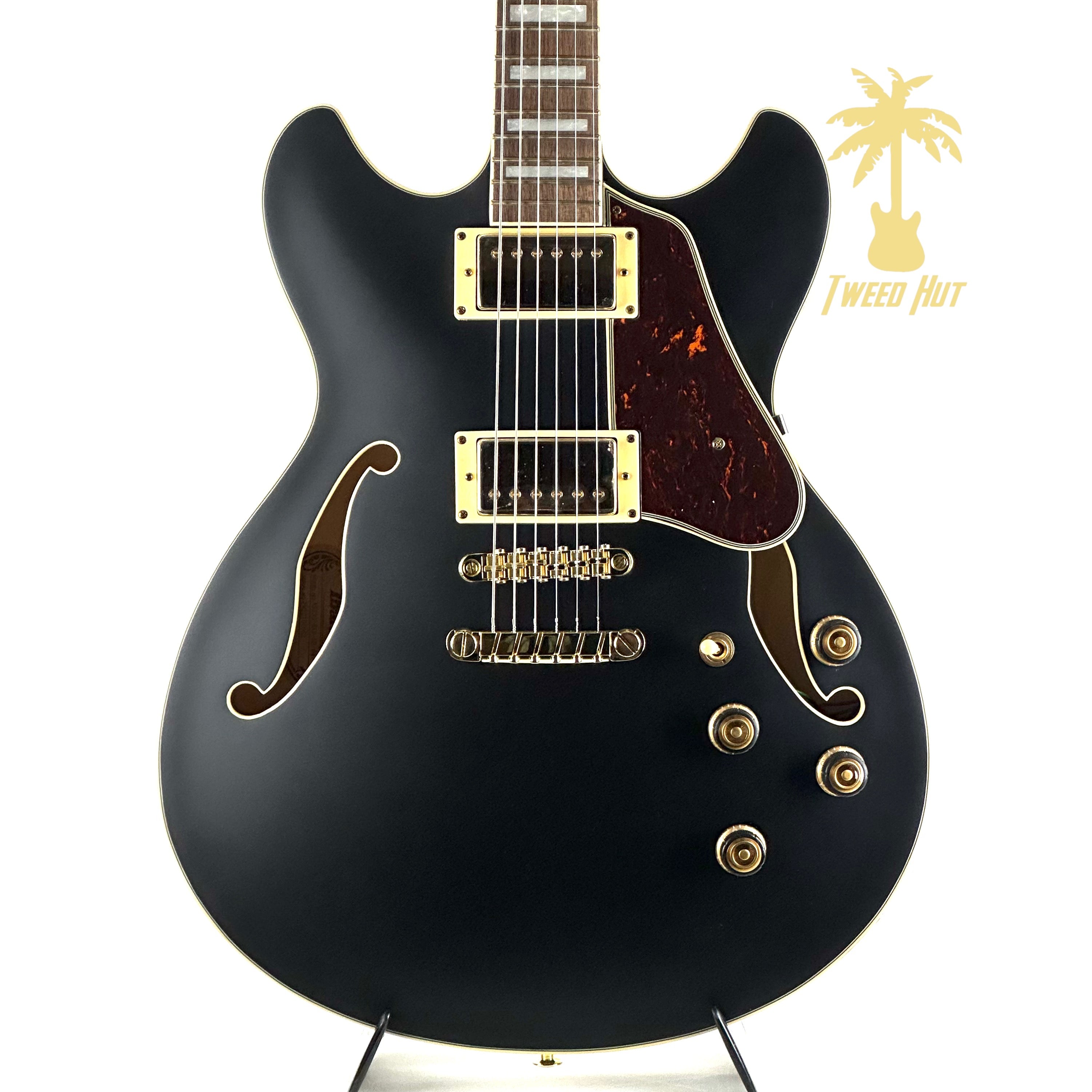 IBANEZ AS73G SEMI HOLLOW - FLAT BLACK