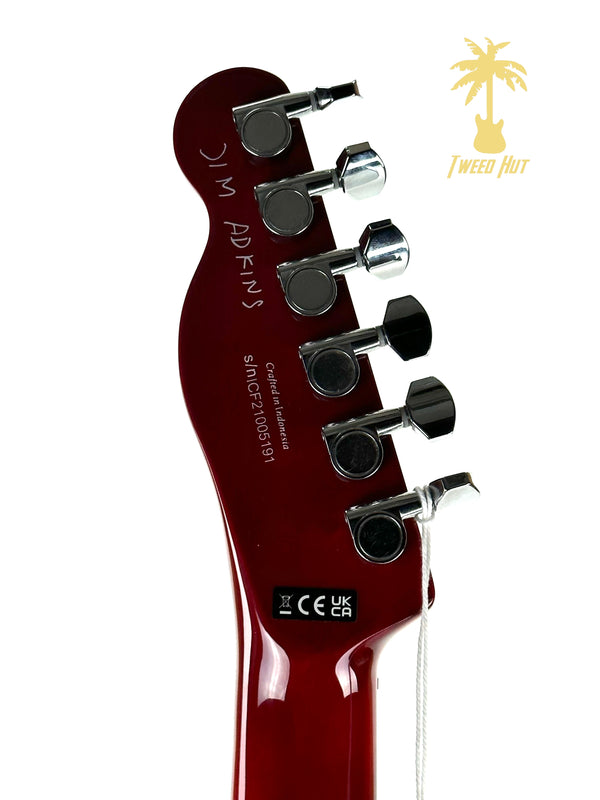FENDER JIM ADKINS JA-90 TELECASTER CRIMSON RED