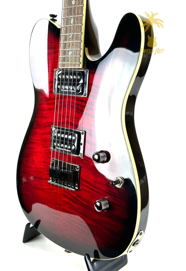 FENDER CUSTOM TELECASTER FMT HH - BLACK CHERRY RED