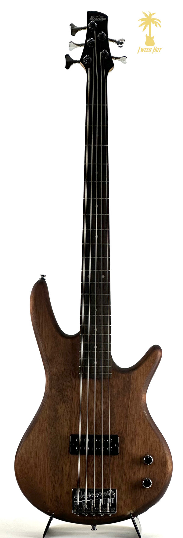 PRE-OWNED IBANEZ GSR105 BASS - NATURAL MAHOGANY OIL - LOCAL PICKUP ONLY
