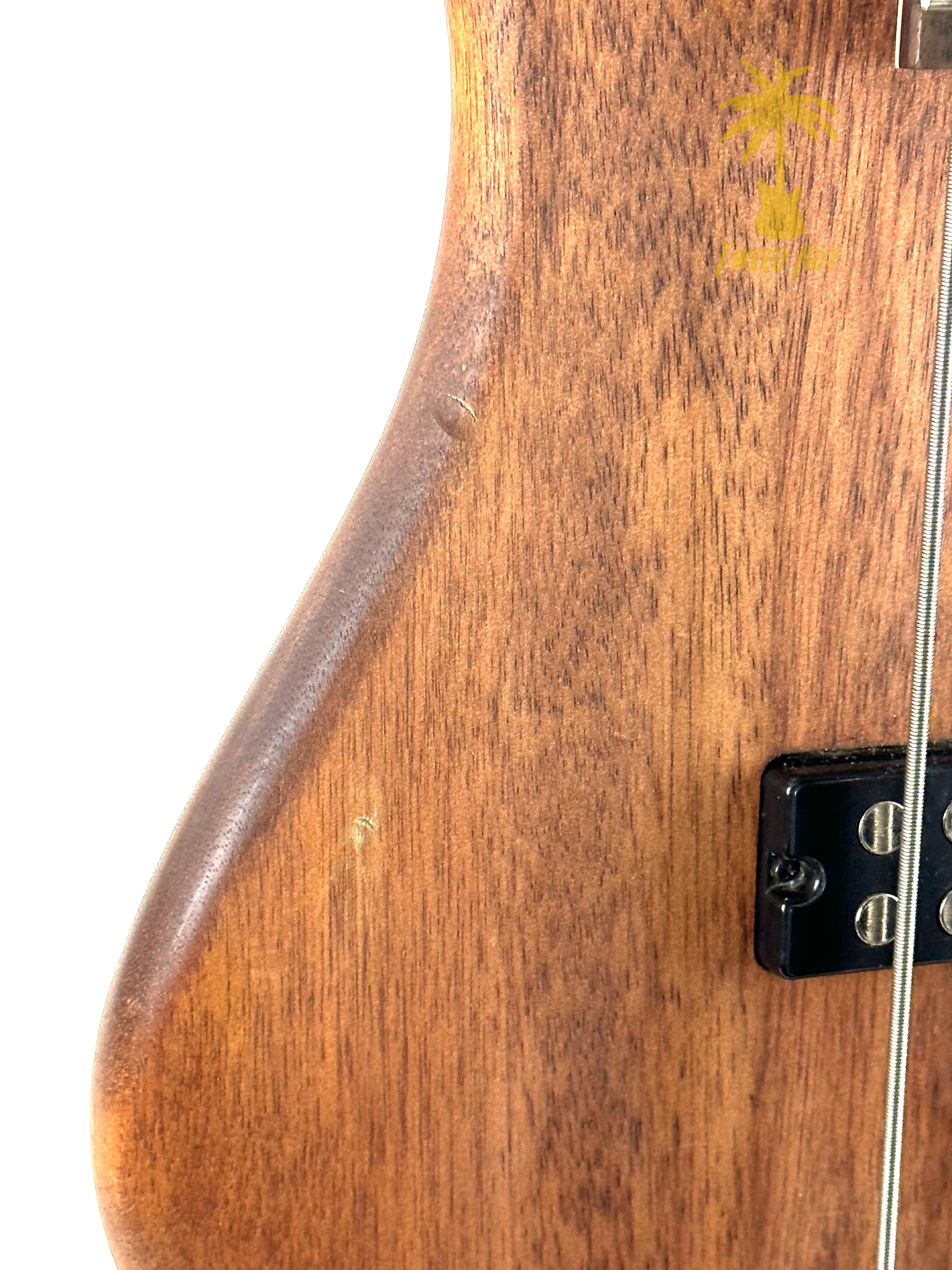 PRE-OWNED IBANEZ GSR105 BASS - NATURAL MAHOGANY OIL - LOCAL PICKUP ONLY