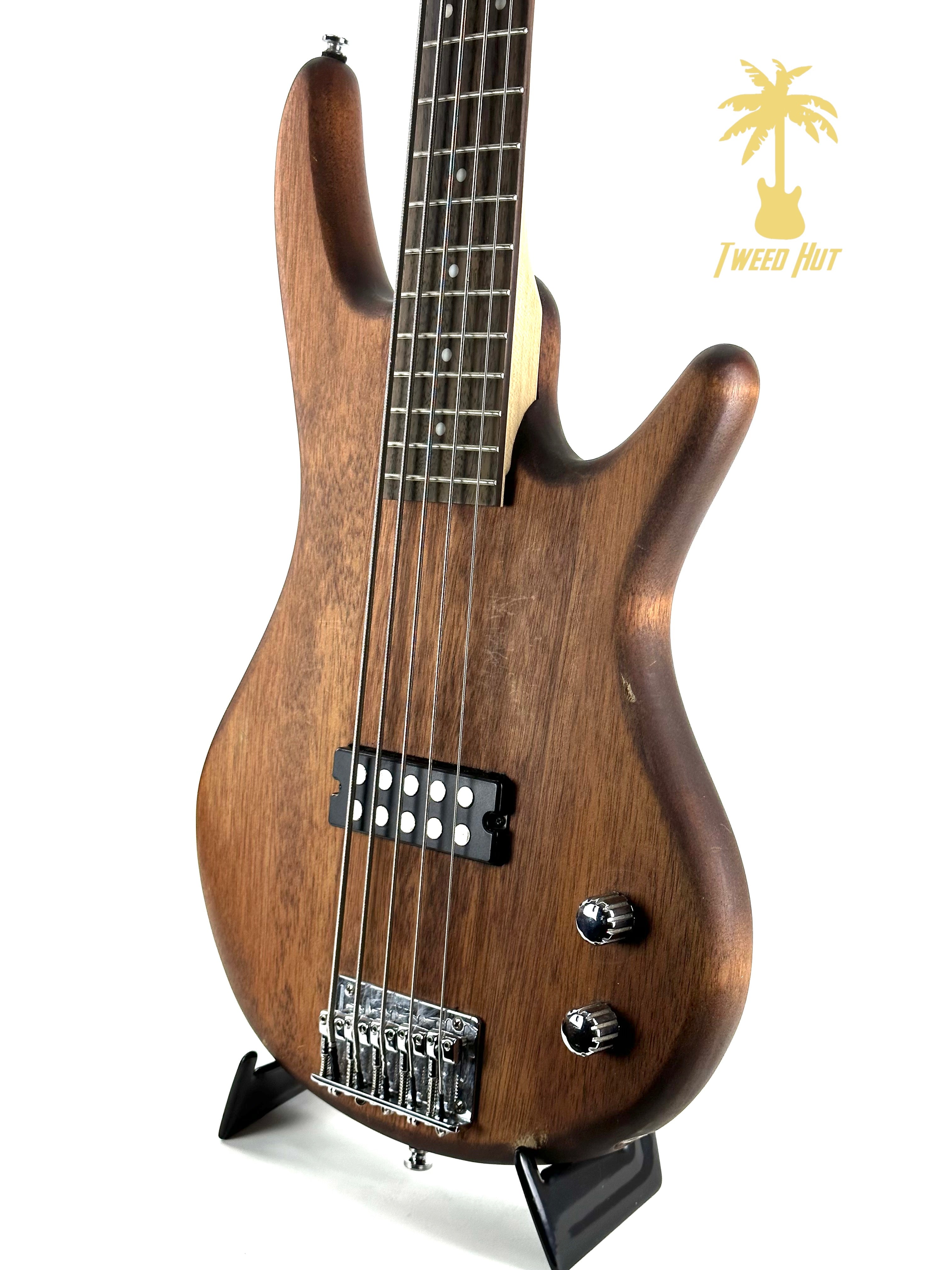 PRE-OWNED IBANEZ GSR105 BASS - NATURAL MAHOGANY OIL - LOCAL PICKUP ONLY