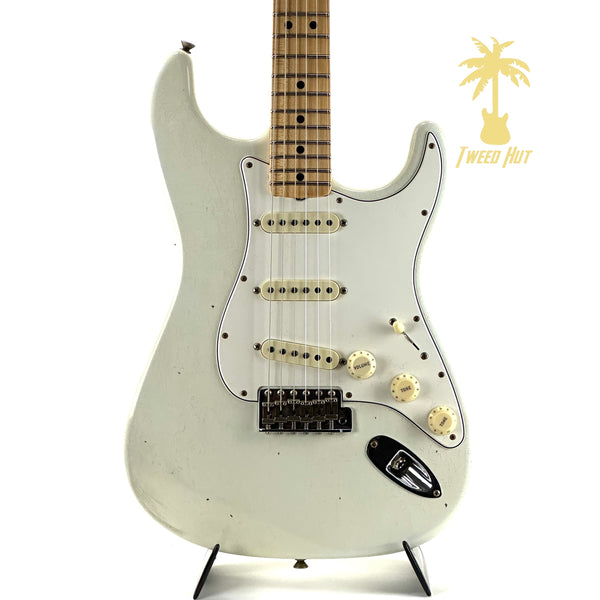 FENDER CUSTOM SHOP 68 STRATOCASTER JOURNEYMAN RELIC AGED OLYMPIC WHITE