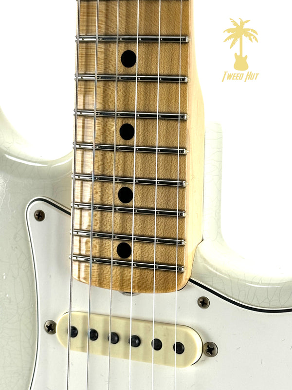 FENDER CUSTOM SHOP 68 STRATOCASTER JOURNEYMAN RELIC AGED OLYMPIC WHITE