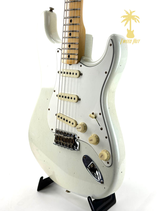 FENDER CUSTOM SHOP 68 STRATOCASTER JOURNEYMAN RELIC AGED OLYMPIC WHITE