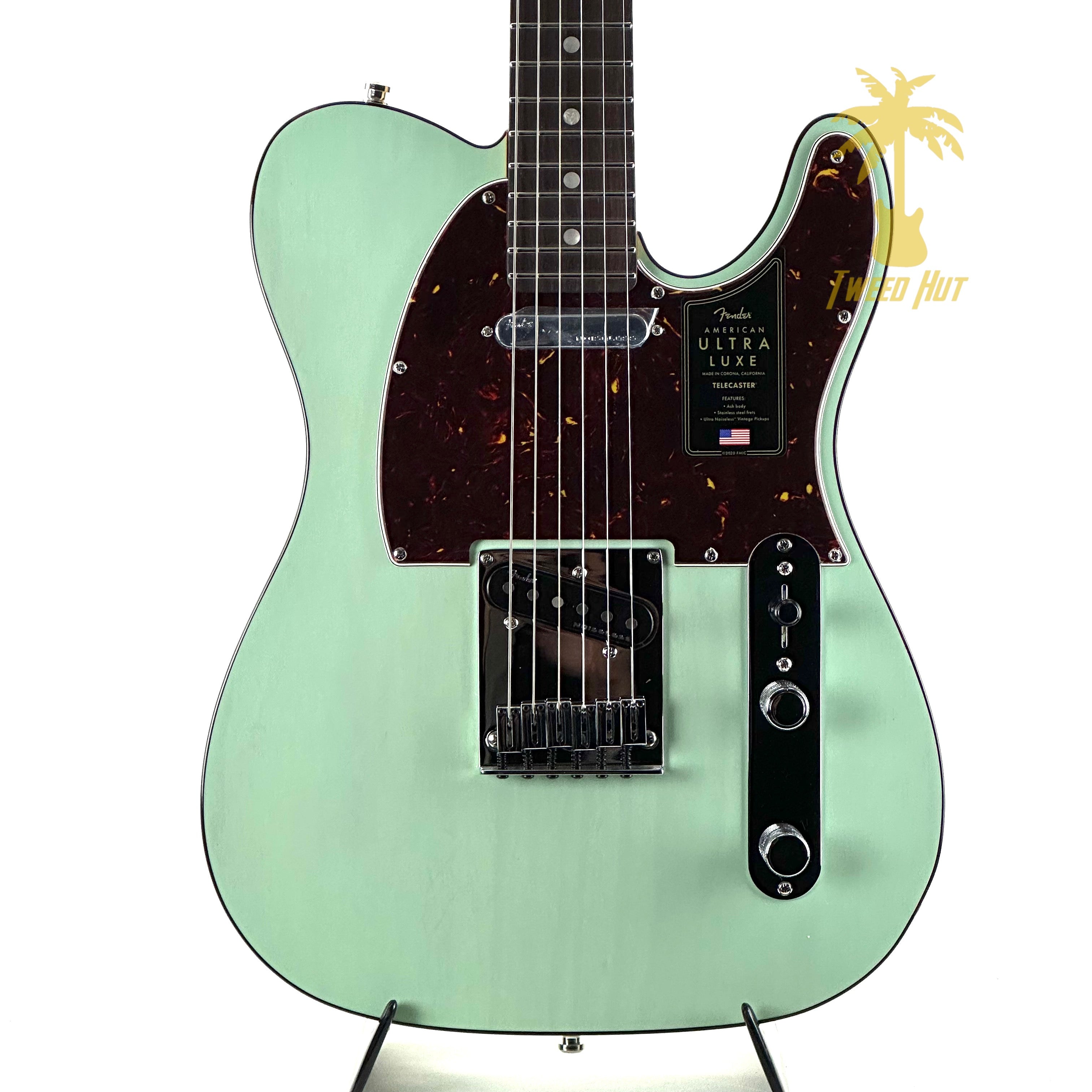 FENDER ULTRA LUXE TELECASTER TRANSPARENT SURF GREEN