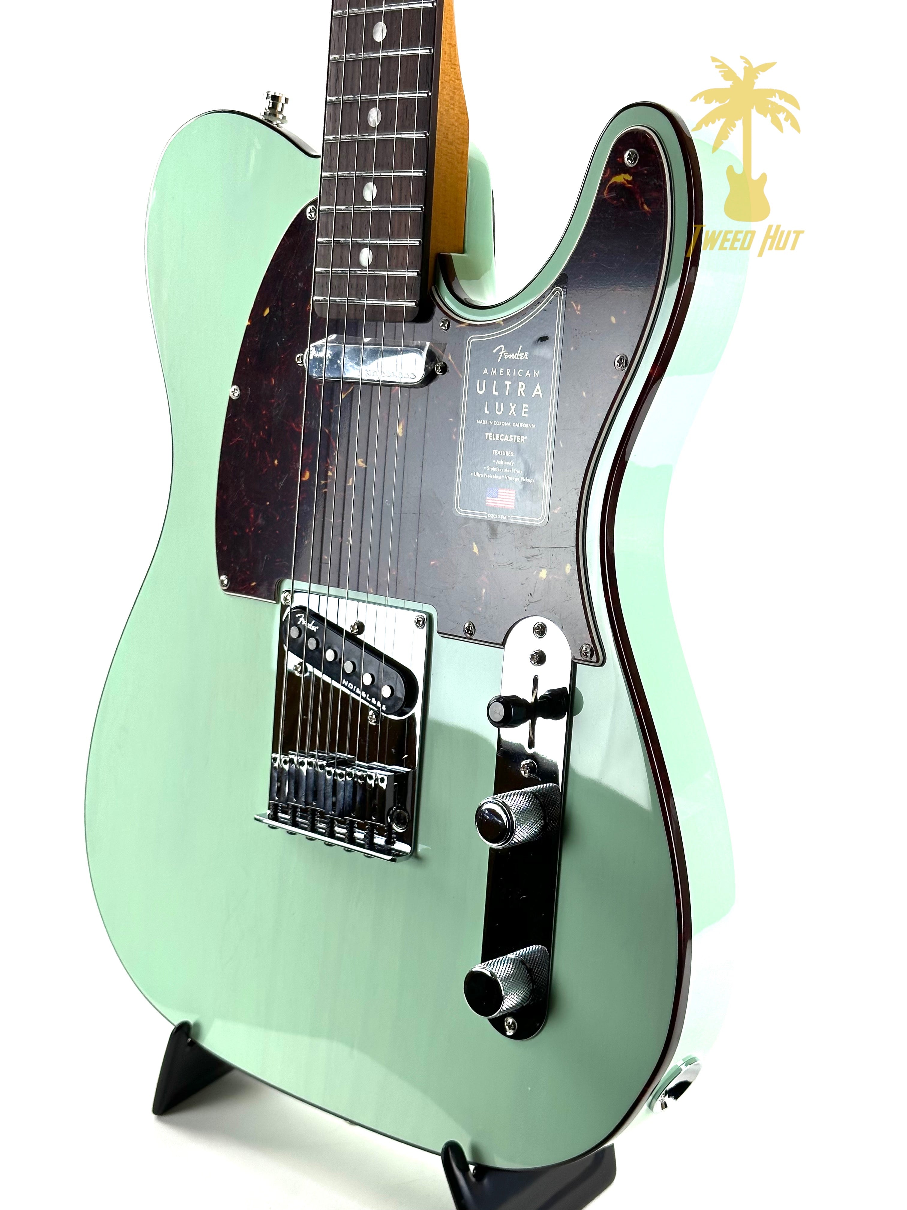 FENDER ULTRA LUXE TELECASTER TRANSPARENT SURF GREEN