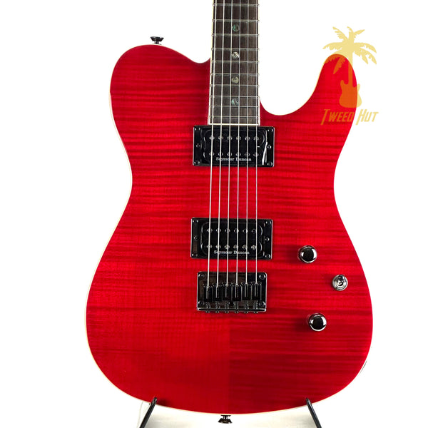 FENDER CUSTOM TELECASTER FMT HH CRIMSON RED TRANSPARENT