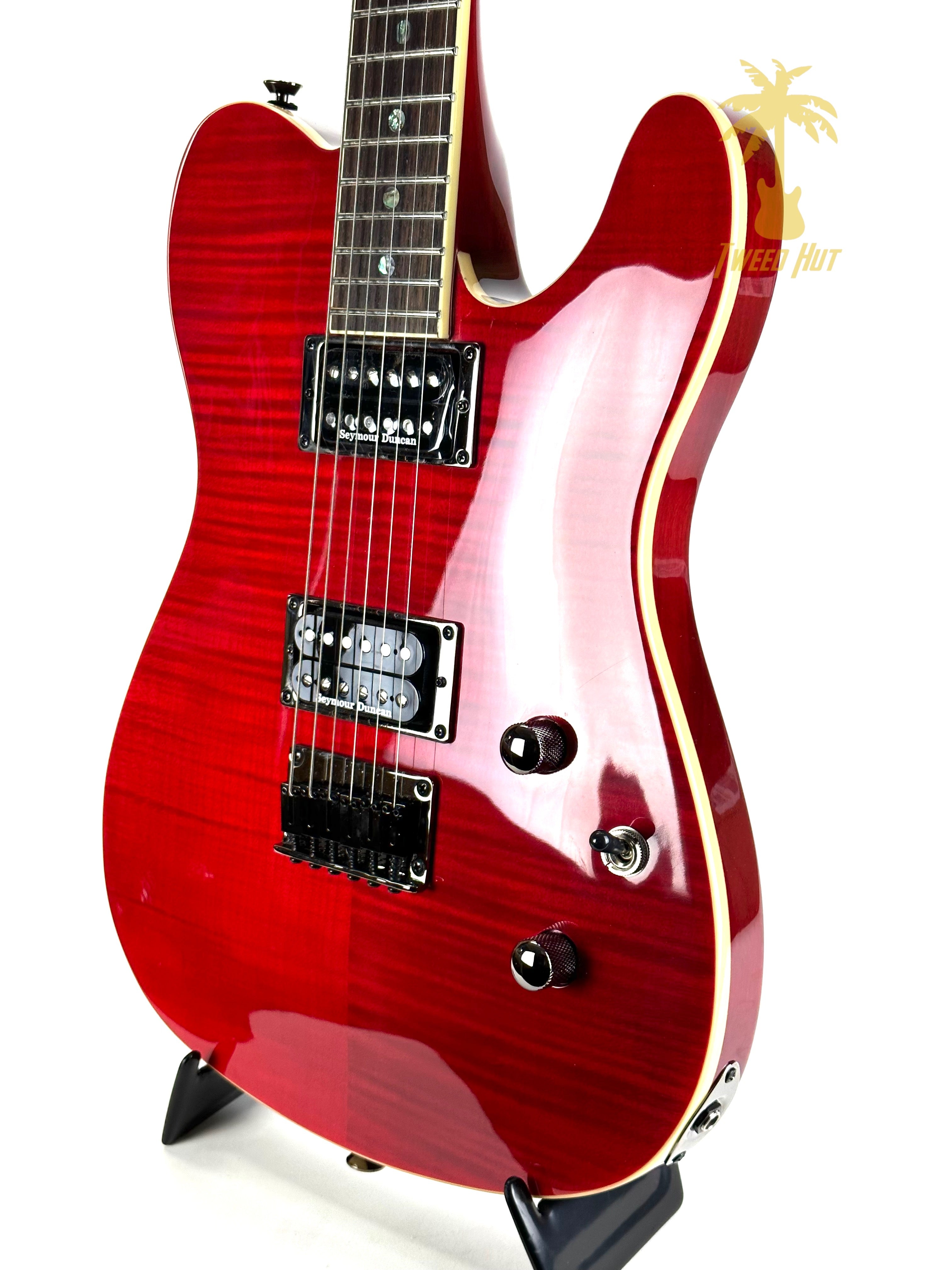 FENDER CUSTOM TELECASTER FMT HH CRIMSON RED TRANSPARENT