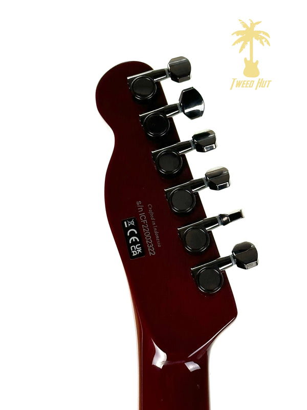 FENDER CUSTOM TELECASTER FMT HH CRIMSON RED TRANSPARENT