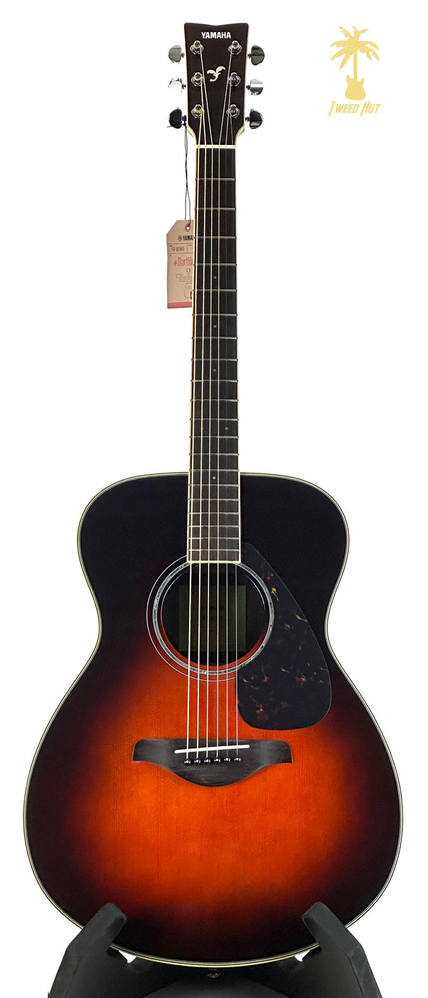 YAMAHA FS830 CONCERT SOLID TOP TOBACCO BROWN SUNBURST