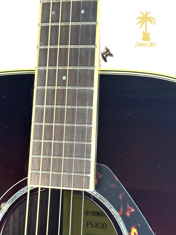 YAMAHA FS830 CONCERT SOLID TOP TOBACCO BROWN SUNBURST