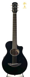 YAMAHA 3/4 THINLINE CUTAWAY ACOUSTIC/ELECTRIC BLACK