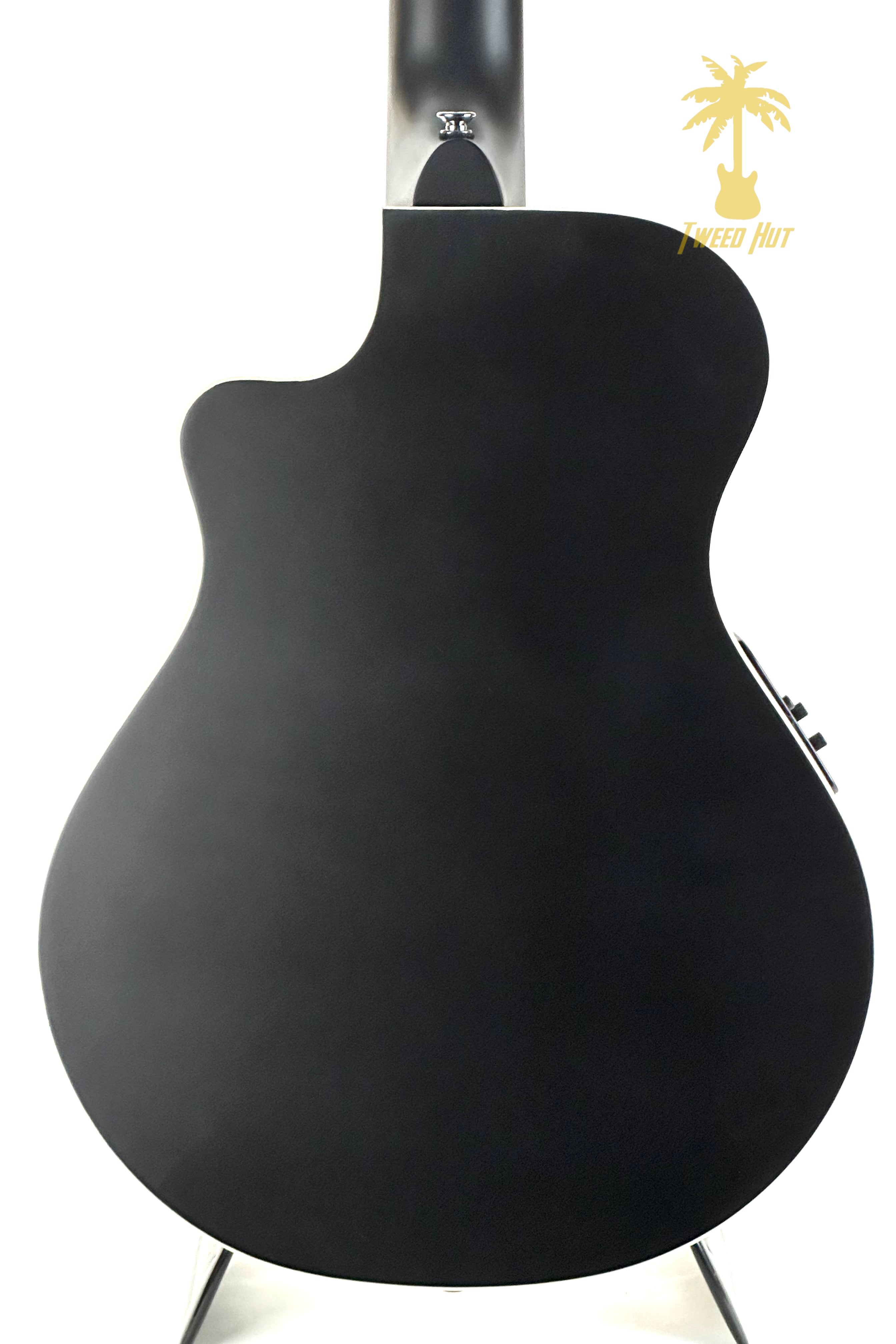 YAMAHA 3/4 THINLINE CUTAWAY ACOUSTIC/ELECTRIC BLACK