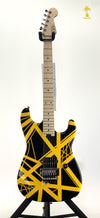 EVH STRIPED SERIES-BLACK WITH YELLOW STRIPES