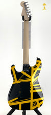 EVH STRIPED SERIES-BLACK WITH YELLOW STRIPES