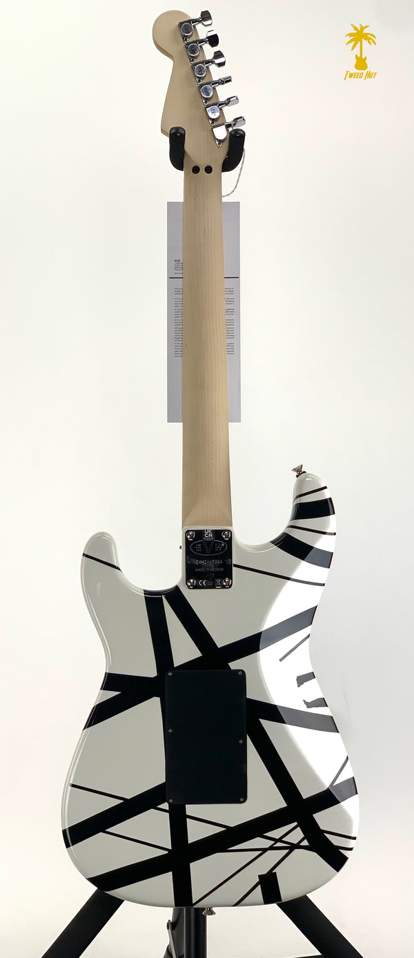 EVH STRIPED SERIES WITH WHITE AND BLACK STRIPES