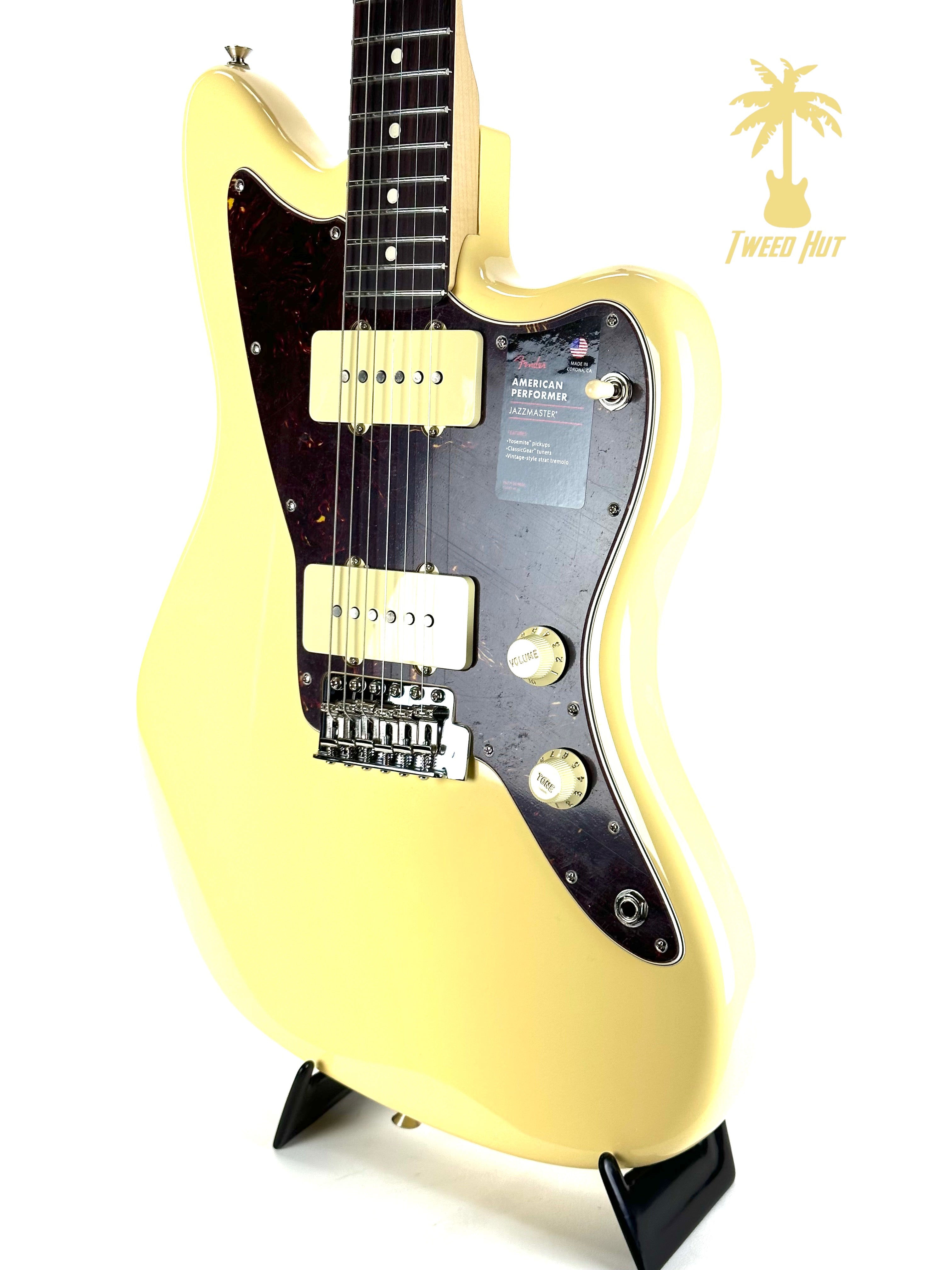 FENDER AMERICAN PERFORMER JAZZMASTER - VINTAGE WHITE