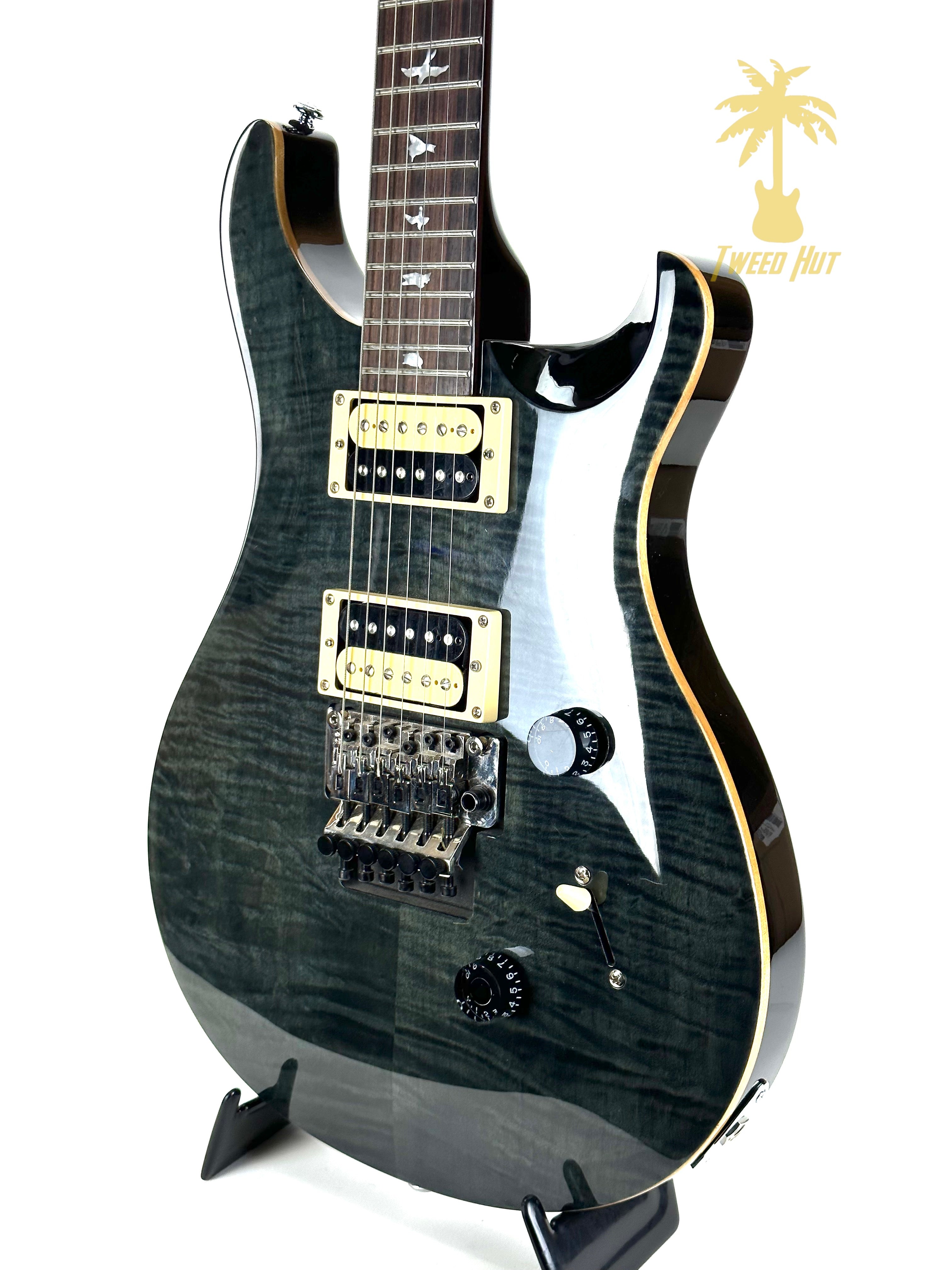 PRE-OWNED PRS SE CUSTOM 24 FLOYD - CHARCOAL BURST