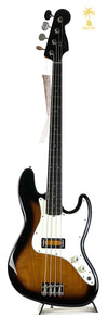 FENDER GOLD FOIL JAZZ BASS 2 TONE SUNBURST