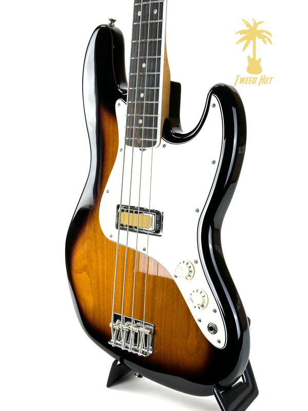 FENDER GOLD FOIL JAZZ BASS 2 TONE SUNBURST