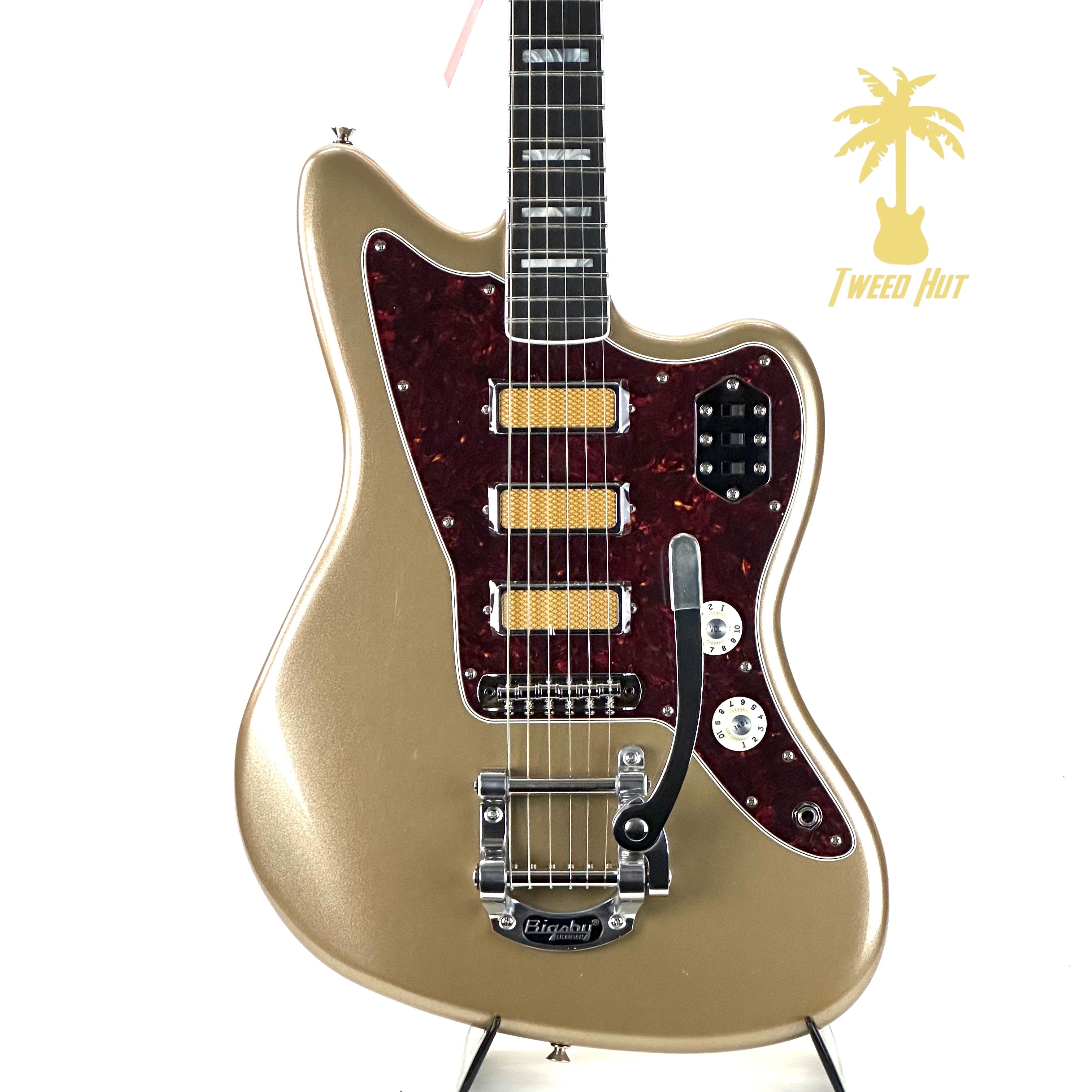FENDER GOLD FOIL JAZZMASTER - SHORLINE GOLD
