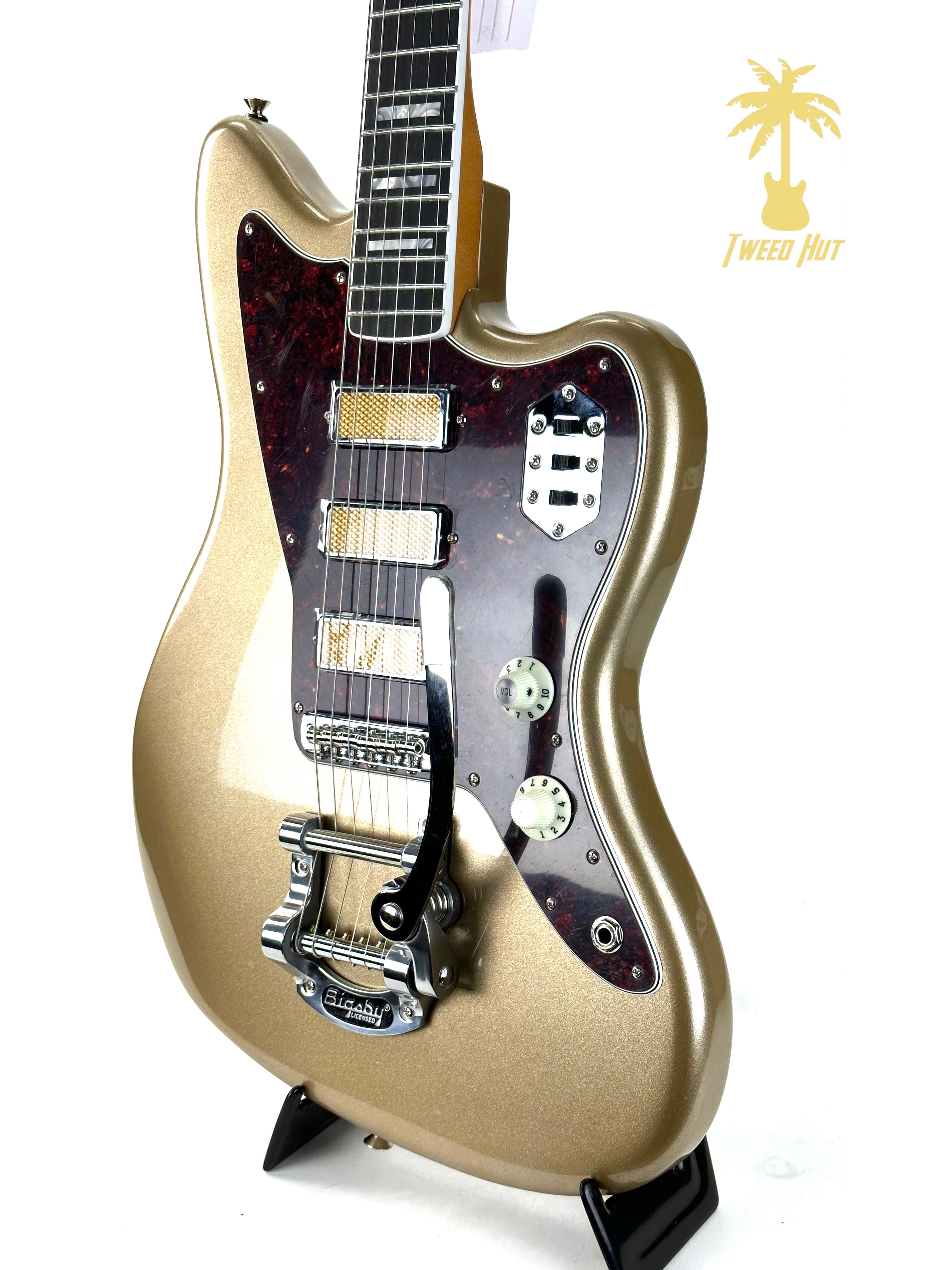 FENDER GOLD FOIL JAZZMASTER - SHORLINE GOLD
