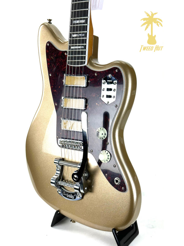 FENDER GOLD FOIL JAZZMASTER - SHORLINE GOLD
