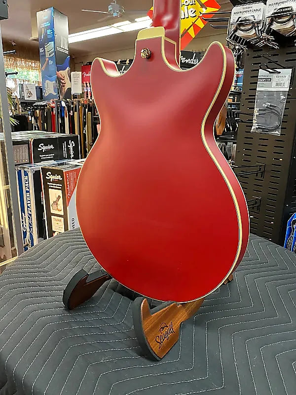 IBANEZ ARTCORE EXPRESSIONIST AMH90 HOLLOWBODY ELECTRIC GUITAR-CHERRY RED FLAT